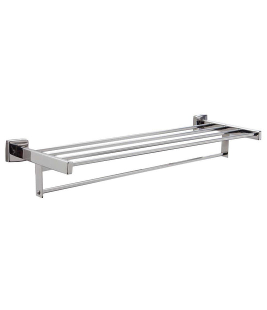 The B-676 Surface-Mounted Towel Shelf with Towel Bar from Bobrick.
