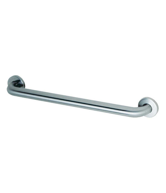 The Bobrick B-6806 Series straight grab bar is a stainless steel series for a bath/shower/toilet compartment.