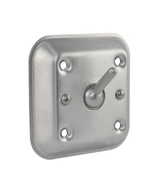 The Bobrick B-983 is a clothes hook in stainless steel with a satin finish.