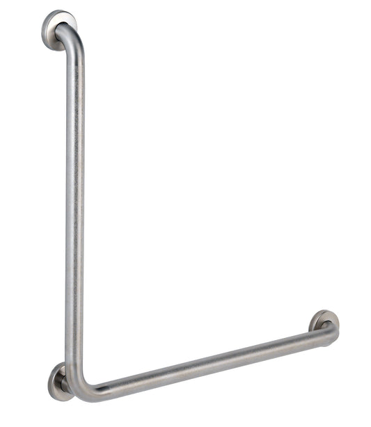 The Bobrick B-6898.99 is a 90¡ grab bar in stainless steel with a peened finish.