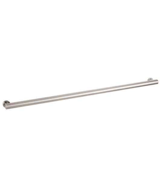 The Bobrick B-9806 is a straight grab bar in stainless steel.