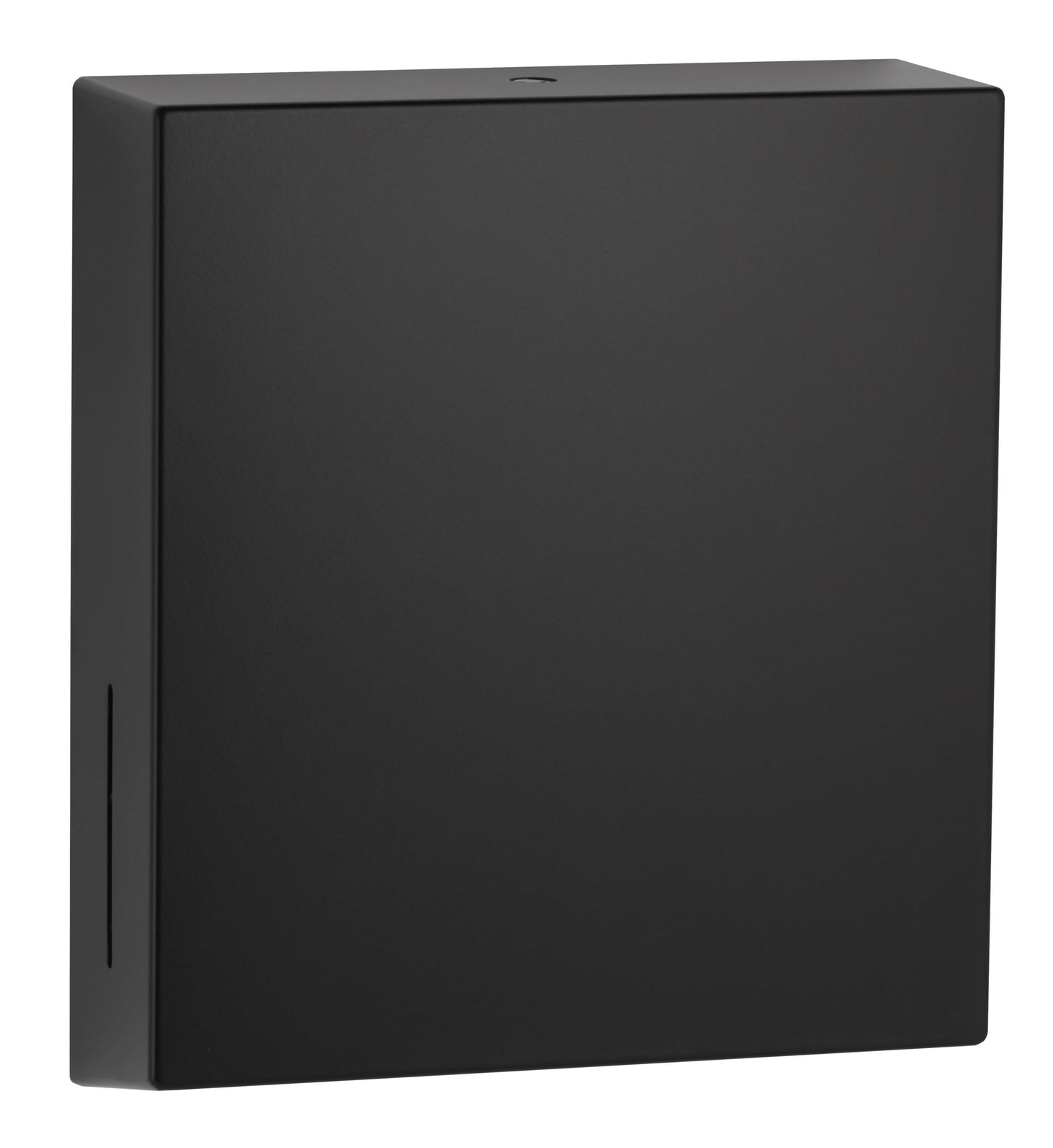 The Bobrick B-9262 is one of our surface-mounted paper towel holders in stainless steel in a matte black finish.